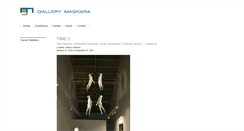 Desktop Screenshot of gallerymaskara.com